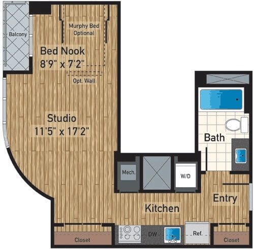 Floorplan - 425 Mass