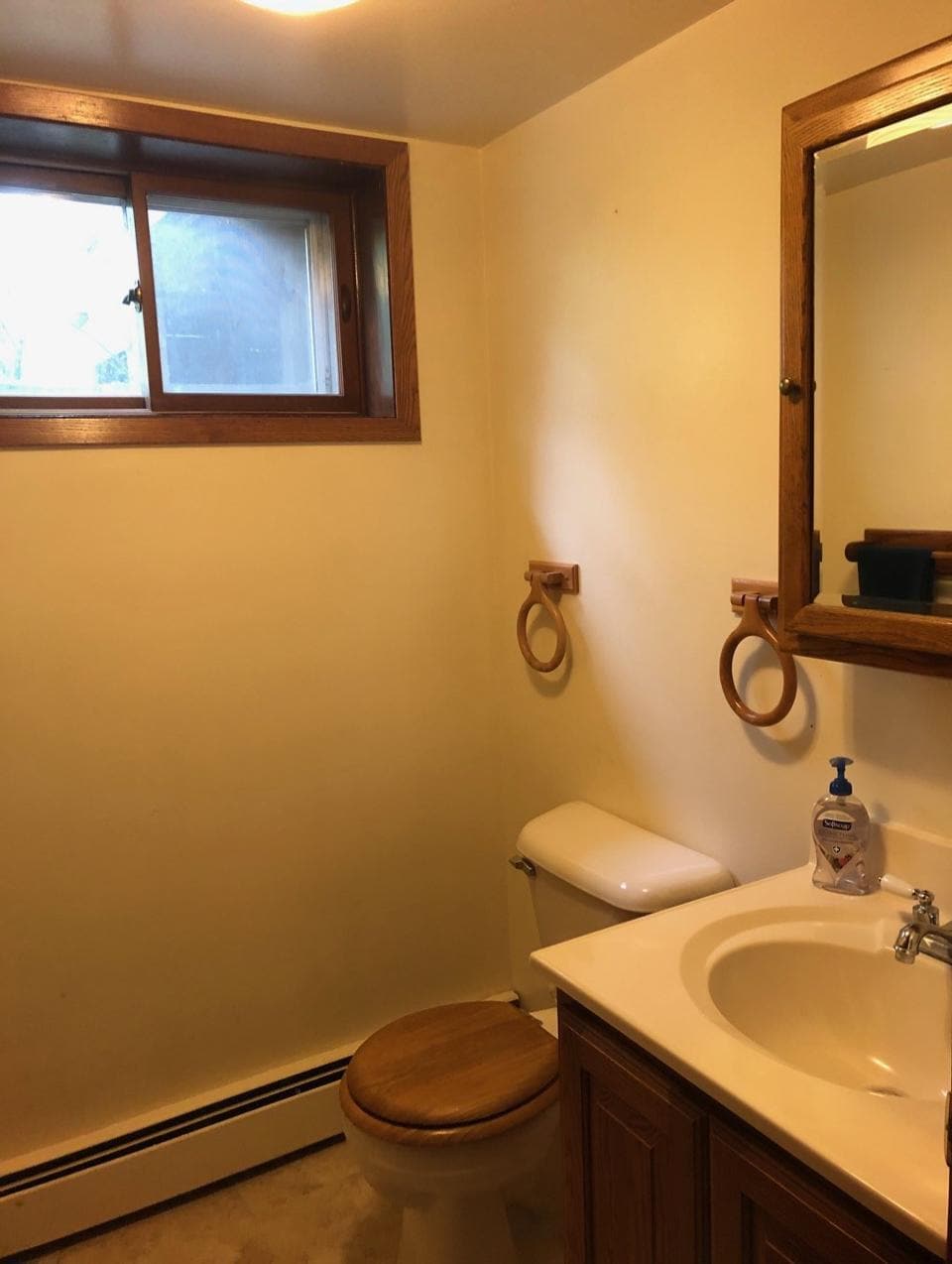 half bath in basement - 5202 Schofield St