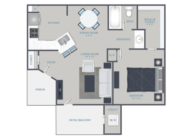 A1U- Birchstone Renovation Package with White Quartz Countertops, White Shaker Cabinetry with Brushed Nickel Hardware, Stainless Steel Appliances, Tile Backsplash, USB outlets, Upgraded lighting package, and new flooring - Elliot Baymeadows
