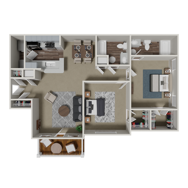 Floorplan - Crestmark Apartment Homes