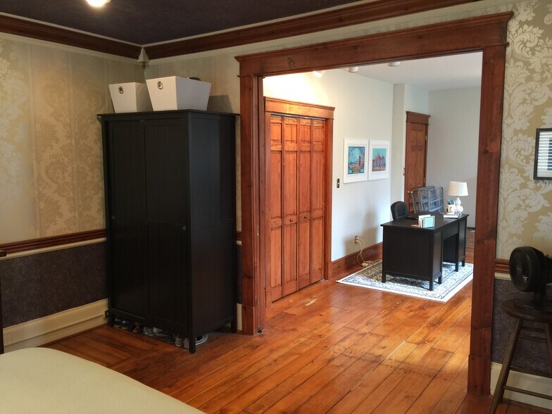 Walk in closet door right off bedroom - 130 Park Pl