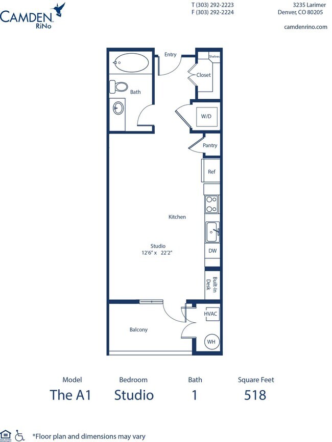 Floorplan - Camden RiNo