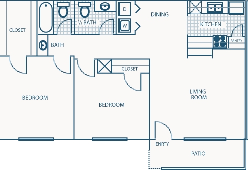 2BR/1.5BA - Willow Brook Crossing