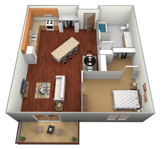 Floorplan - Pelican Heights Apartments