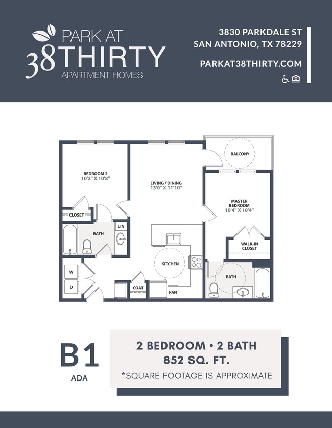 Floorplan - Park at 38Thirty