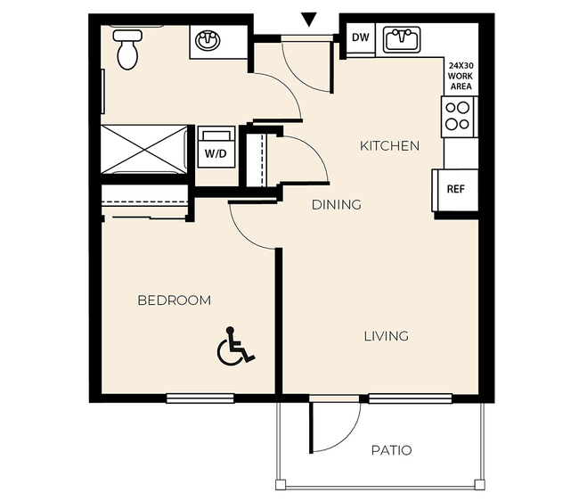 Floorplan - Reserve at Lacey 55+ Affordable Living