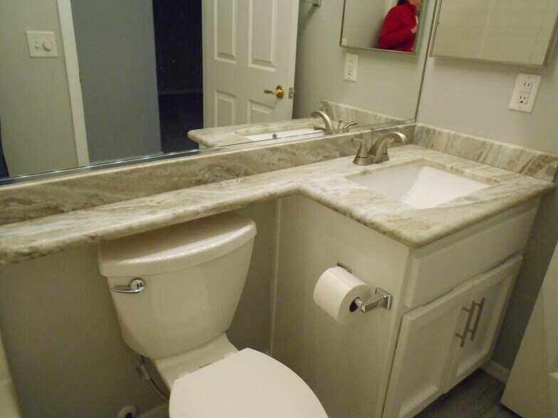 2nd bathroom-granite counter - 1379 Forlana Dr