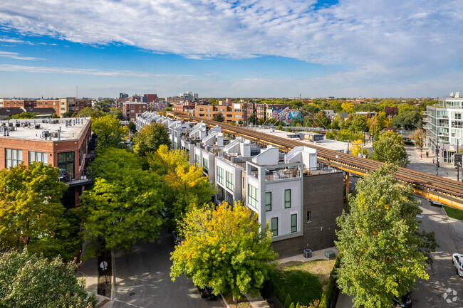 Aerial Photo - The Row Bucktown