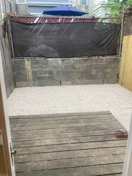Back yard - 3044 Amber St