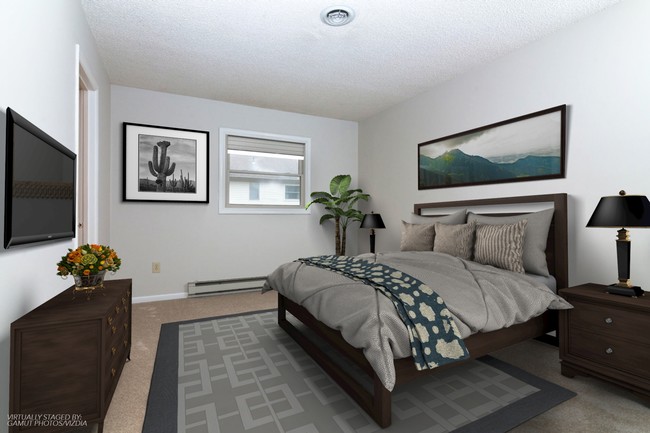 Both bedrooms are good size. - Spring Valley Apartments