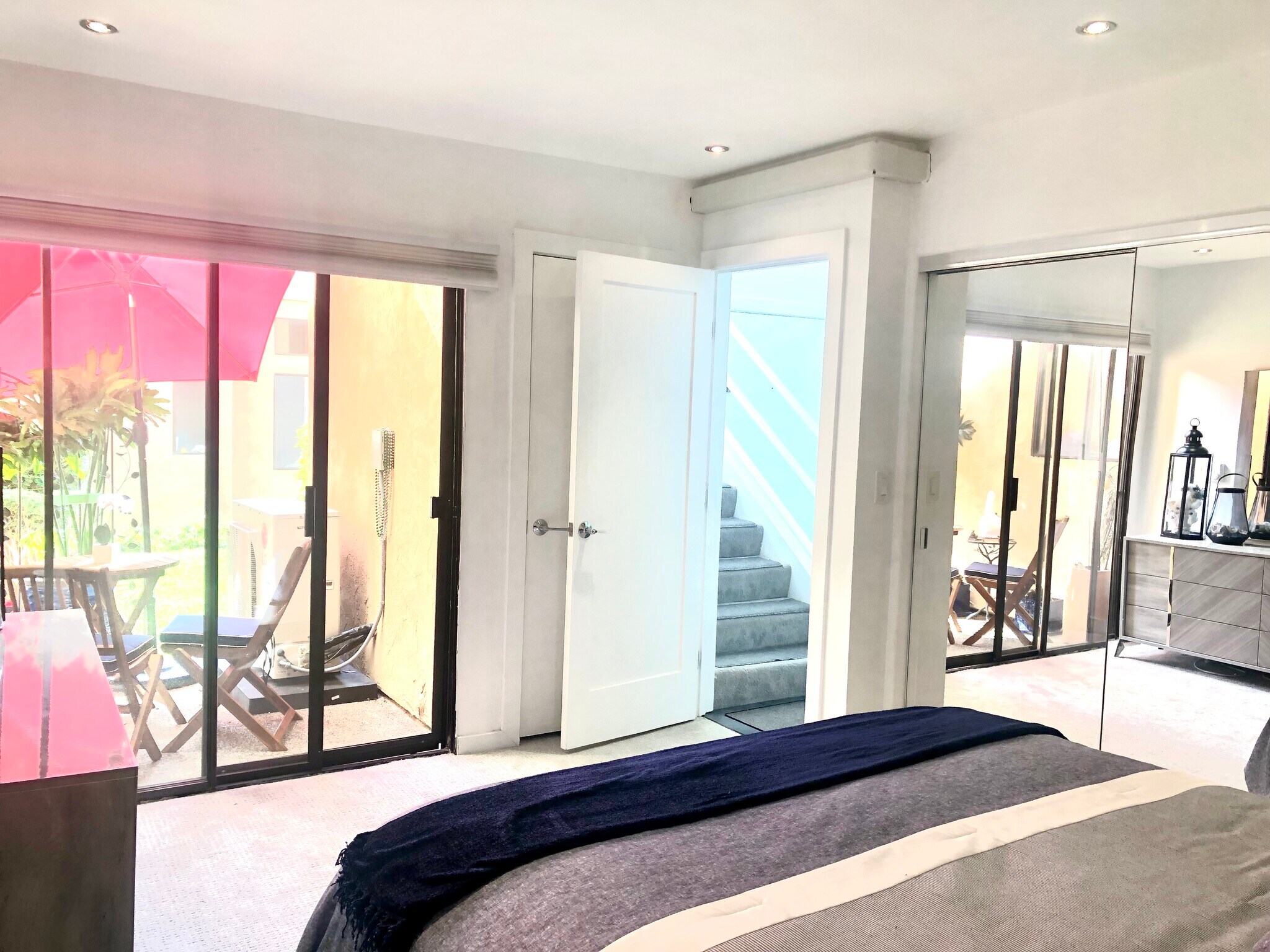 larger bedroom with patio and bath - 7949 Caminito Dia