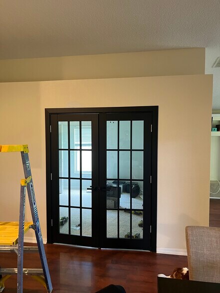 Guest Bedroom #2 or Office with NEW FRENCH DOORS - 15412 Amberbeam Blvd