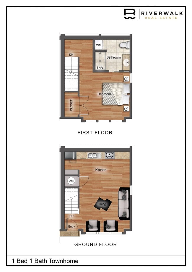 Floorplan - Live on Parker Townhome - Rockwater Village