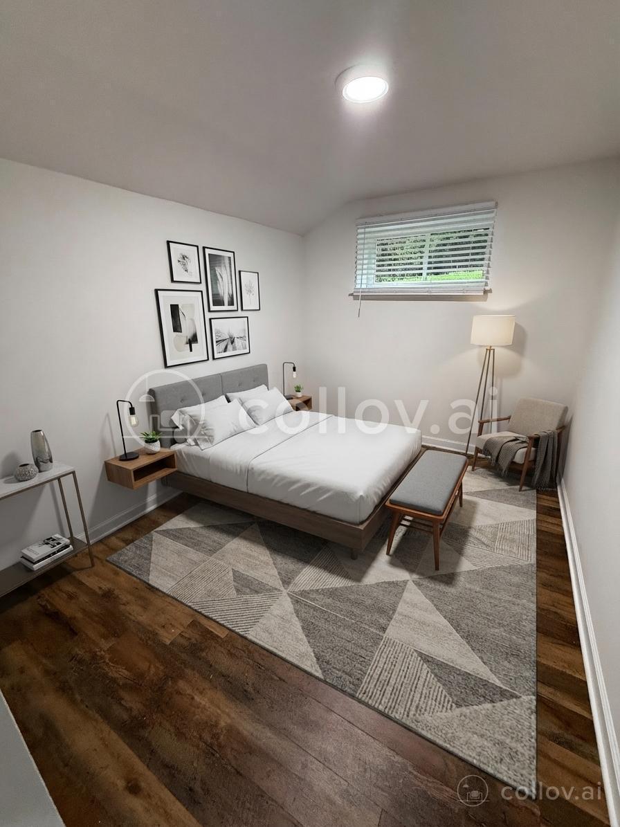 Bedroom Virtually Staged - 3320 Clifton Ave
