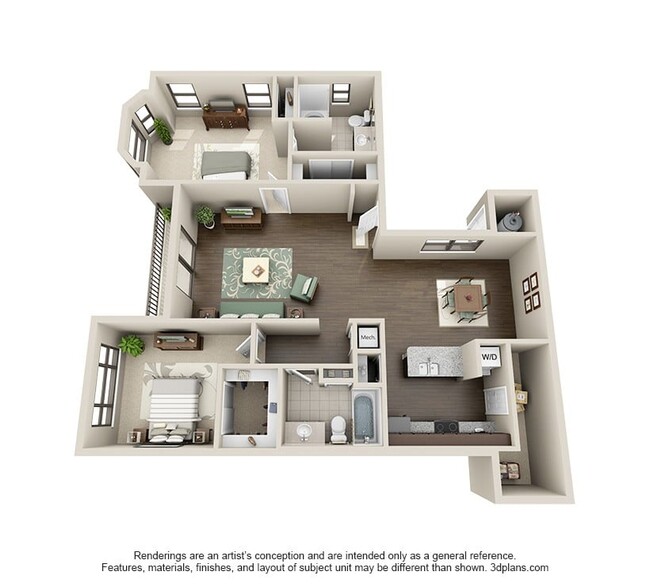 Floorplan - Elle at the Medical Center