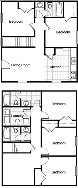 5BR/3BA - Dunnhill Apartments