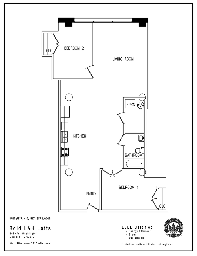 Floorplan - 2620 Lofts