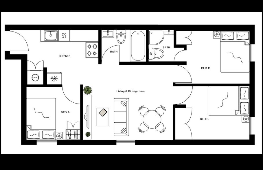 Building Photo - Private bedroom in 3 bed/2 bath Home