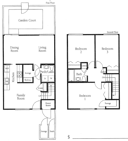Plan 1100A - Villages At Treasure Island