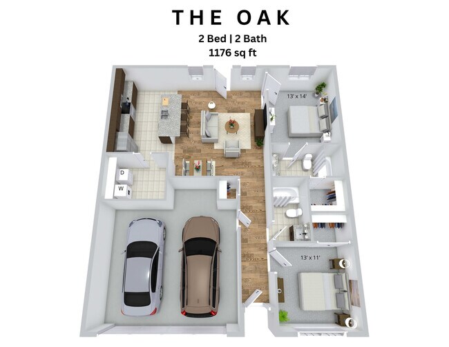 Floorplan - Sycamore Heights Townhome