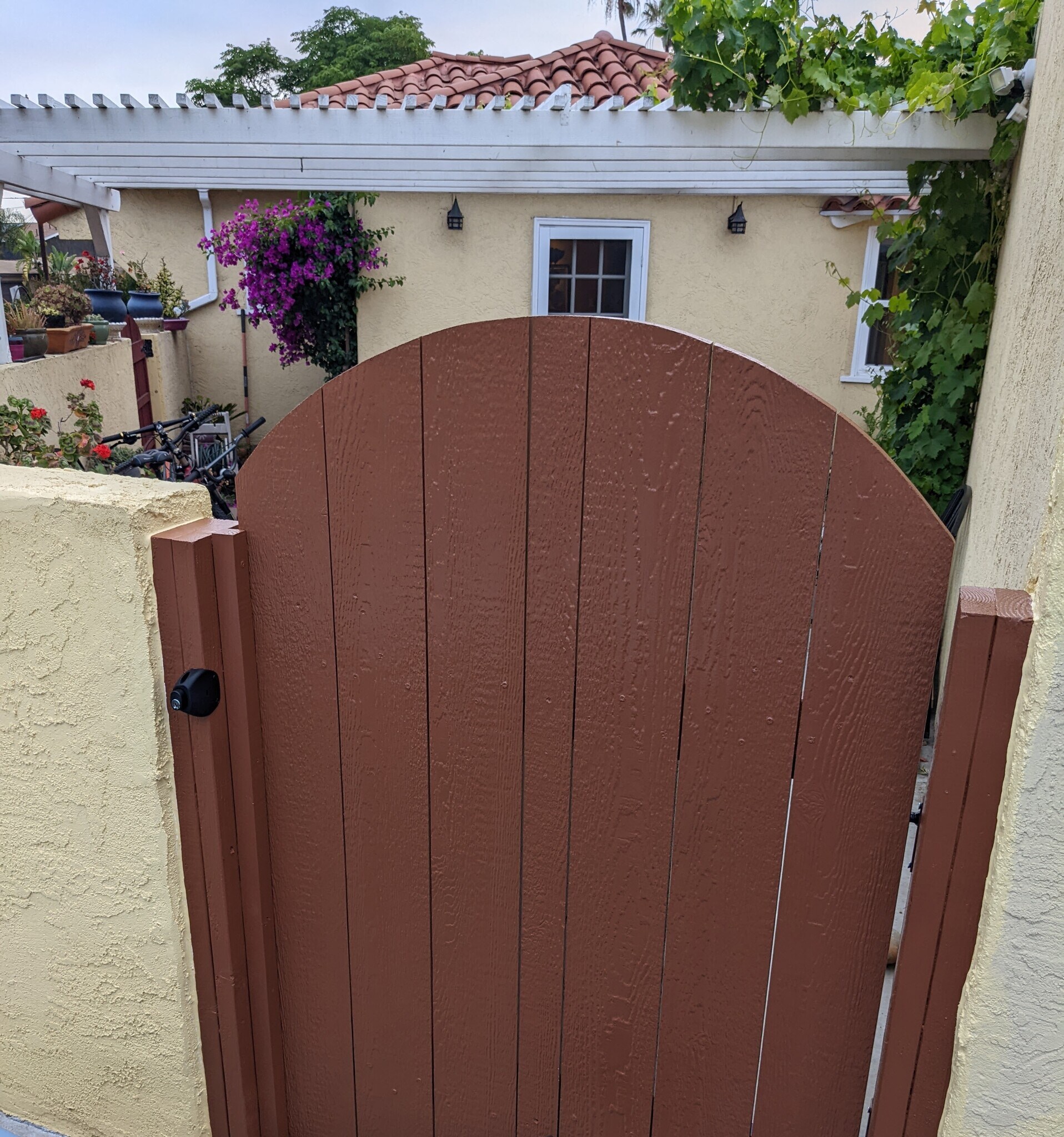 Gated Entry from Driveway - 5762 Olvera Ave