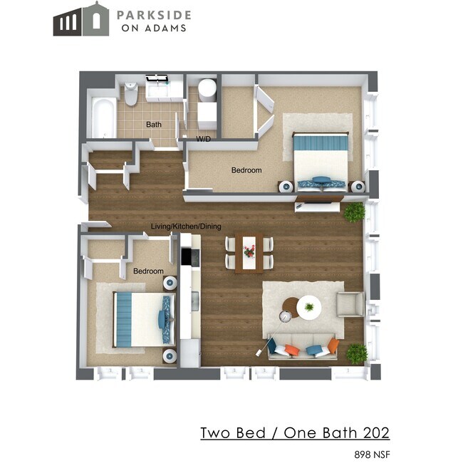 Floorplan - Parkside on Adams