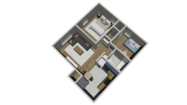 Floorplan - Everly Apartments on Cherry Street