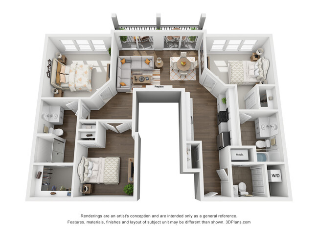 Floorplan - Excelsior Park Apartments