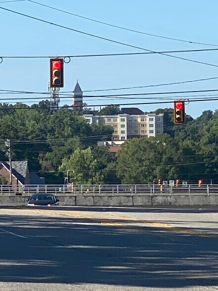 About a mile away from campus - 806 College Ave