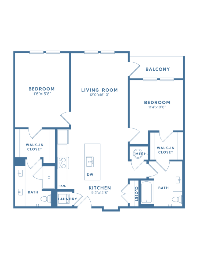 Floorplan - Maren Apartments