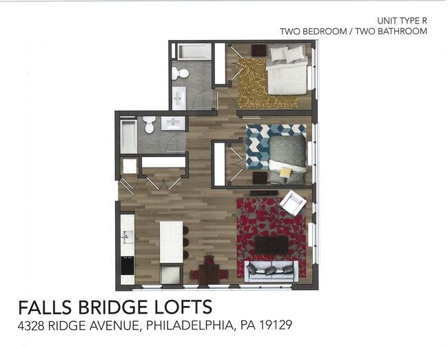 Floorplan - Falls Bridge Lofts