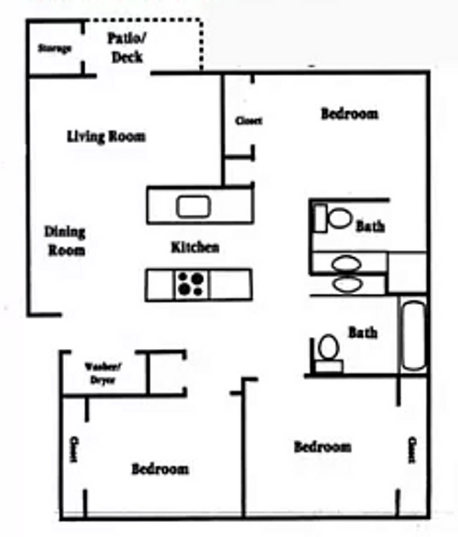 Floorplan - Overlook Pointe Apartments