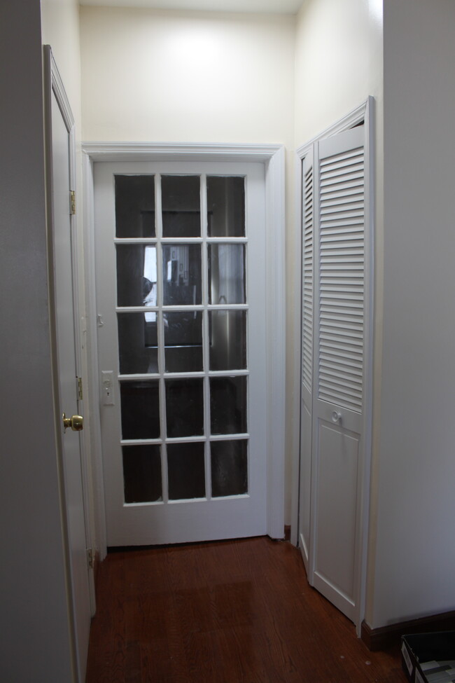 View to Bedroom door from Living room - 719 Driggs Ave