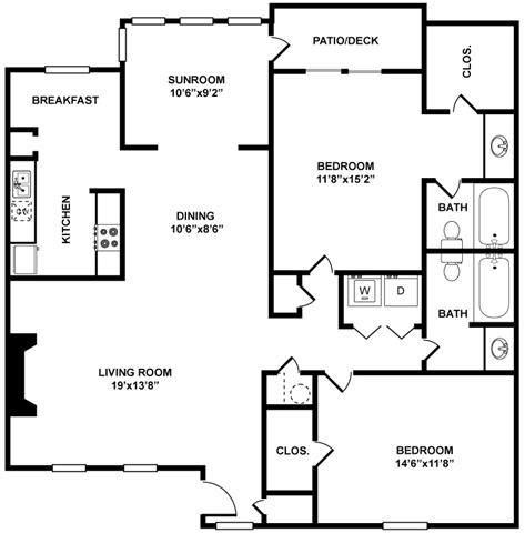 Floorplan - The Berkshires at Vinings