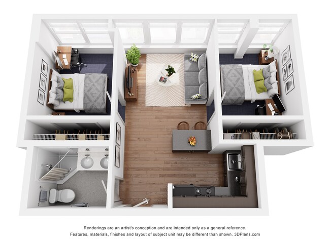 B1 Floor Plan - University Plaza Apartments