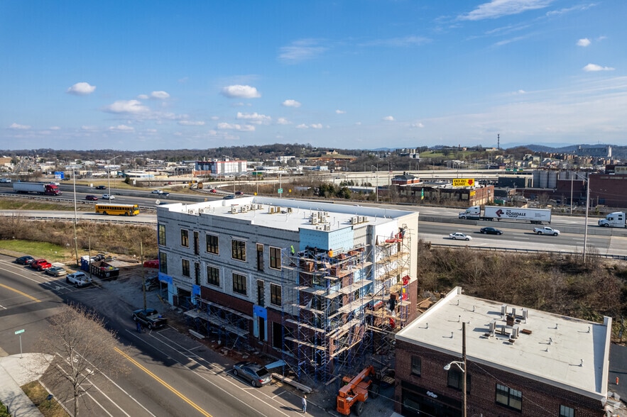 Aerial Photo - Cortland Buildings