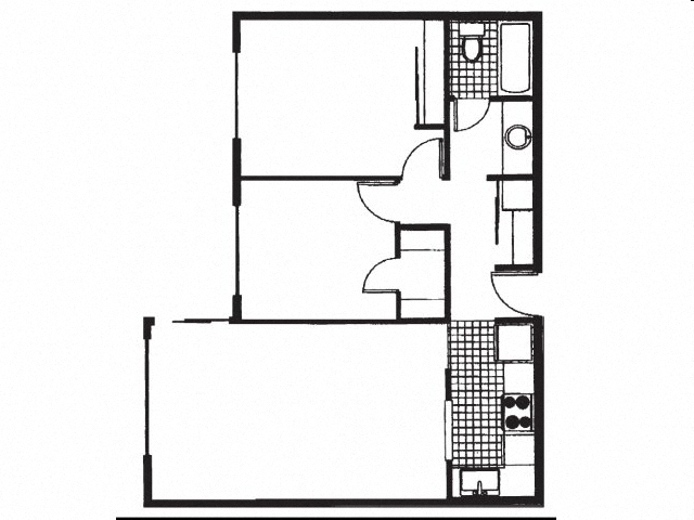 Floorplan - Rose Villa Apartments