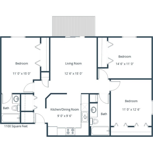 Floorplan - Ashbury Apartment Community