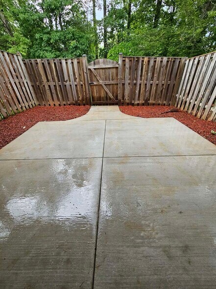 Concrete patio-2 - 323 Felsted Ct