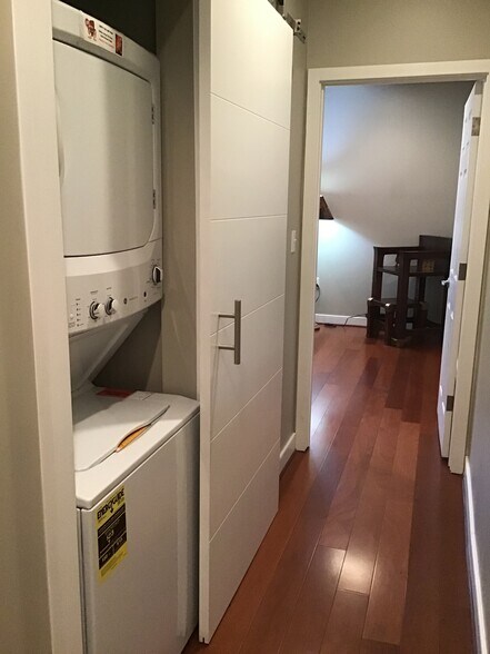 New full-size washer/dryer and custom barn door - 1425 5th St NW