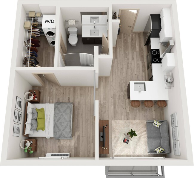 Floor Plan I - Ox-Op Apartments