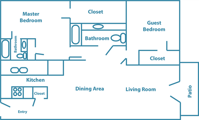 Floorplan - Parea Oak Lawn