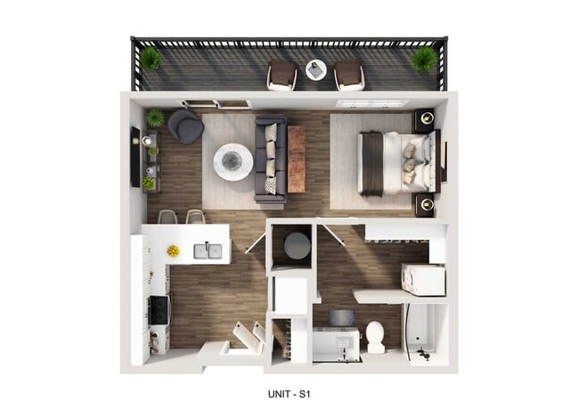 S1 - The Studio Terrace - The Fitzgerald Bexley