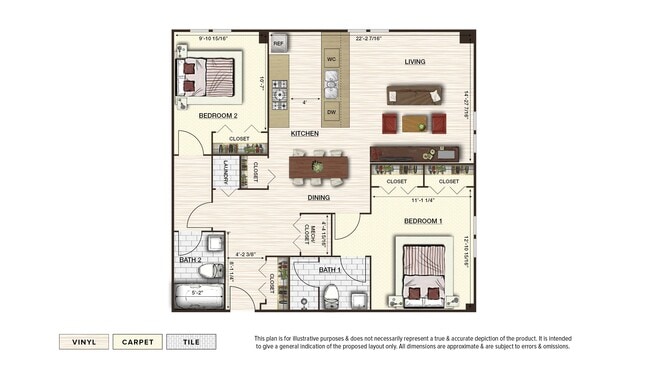 Floorplan - The Pinnacle @ 65
