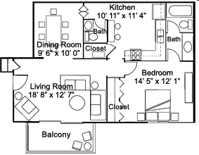 1BR/1BA - Concord Sq Apartments