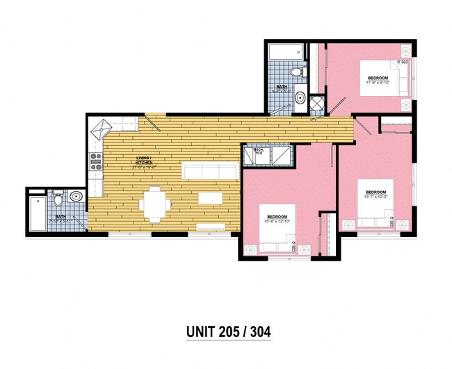 Floorplan - The Residences At 4619