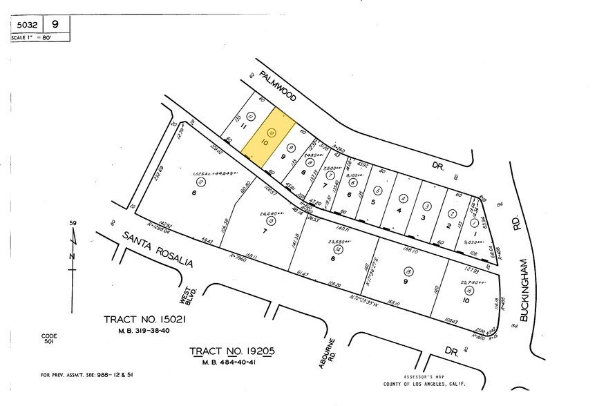 Plat Map - 4106 Palmwood Dr