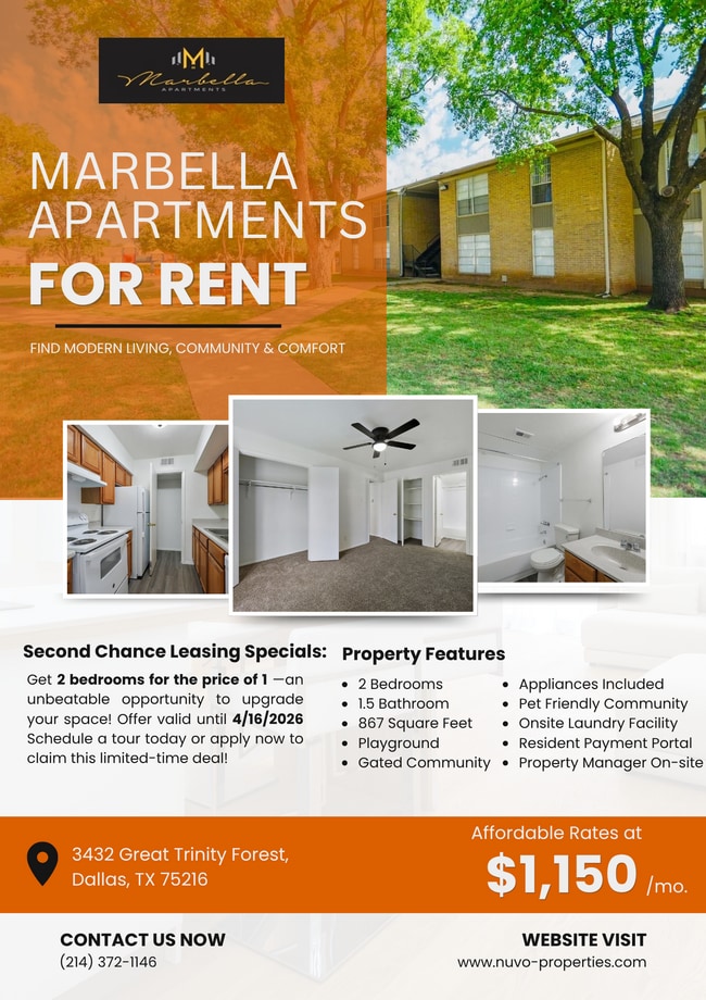 Building Photo - Enjoy Comfortable, Budget-Friendly Living at Marbella Apartments in Dallas, TX