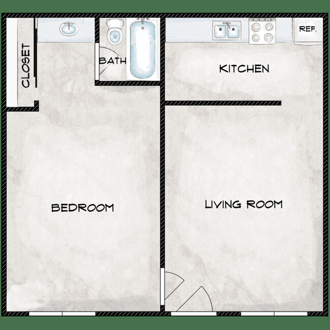 Floorplan - Dylan Apartments