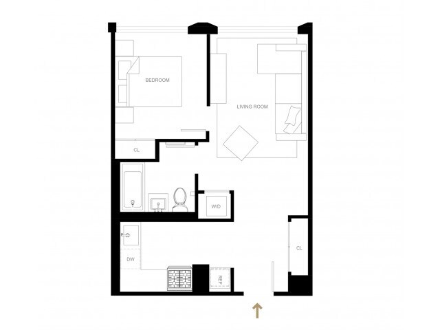 1 bed 1 bath A8-R - The Chelsea